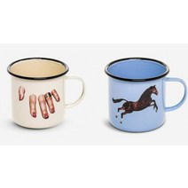셀레티 머그컵 2개세트 택 2, 말, 말