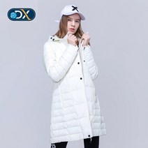 디스커버리 익스페디션 여성 중기장 초경량 오리털 패딩 점퍼 DADG92822