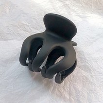 헤어악세사리 승무원머리 잔머리핀 대형 포니 테일 상어 헤어 클립 여성용 클로 두꺼운 단색 무지 크랩 액세서리