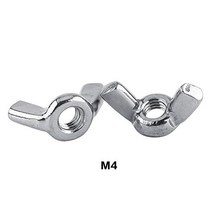 Pack of 10 Pcs M3/M4/M5/M6/M8 Stainless Steel SS316 Wing Nut DIN315 Butterfly Nuts Kits for Fastener, 1