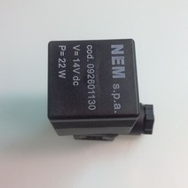 REXROTH Lovol 굴삭기 피팅 코일 NEM s.p.a 솔레노이드 밸브 회전식 안전 잠금 장치 파일럿 내부 3mm 높이, 02 Lead wire_01 DC12V