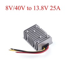 다운컴버터 DCDC컨버터 DC 8V/9V/40V ~ 12V/13.8V/24V 전력 변환기 3/4/5/6/10/15/20/25A 자동 부스트 벅, 07 8V-40V to 12V 25A