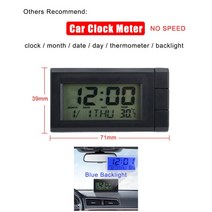 G9 자동차 HUD GPS 헤드 디스플레이 나침반 시계 속도계 KMH 테스터 디지털 미터 온보드 컴퓨터 액세서리, 04 only car clock