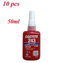 11020304050Pcs 록타이트 243 Threadlocker 스레드 씰링 접착제 이동식 나사 잠금 접착제 중간 점도, 10pcs 50ml