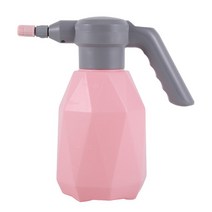원예용분무기 농사용 고압축 전기 정원 분무기 물을 캔 3l2l 용량 식물 미스터 병, 핑크 2리터