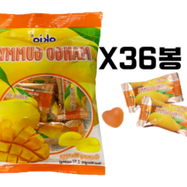 코쿤 오키오 망고 개별포장 구미 대용량 젤리 80g *36봉 (1박스) 간식, 36개(1박스)