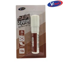 마카펜타입 펜모양 스티커 리무버 좁은 표면 사용 10g, 1개