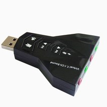 SiyuXinyi 강화 듀얼 홀 업그레이드 USB 오디오 변환 어댑터 외부 사운드 카드 USB 3.5mm 미니 잭 헤드폰마이크 단자 고음질 (PS4 MacBook Mac Mini iMac Windows PC 등) (7.1 채널 지원) 블랙