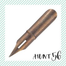 딥펜 글라스펜 깃털펜 캘리그라피 연습 펜 스크립트 동판 라틴 영어 펜촉 스피드볼 헌트, 없음, Hunt 56