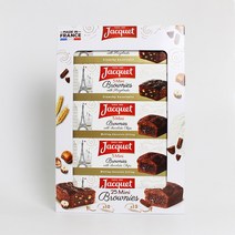 JACQUET 자케 미니 브라우니 믹스 헤이즐넛 초코칩 150g 5개입 집콕 티타임 캠핑 간식