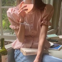 코코블랑 / 제인 코튼 퍼프 블라우스