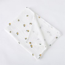 목화 얇은 여름 이불 솜 담요 토퍼 코튼 swaddle 아기 꽃 프린트 모슬린 기저귀 swaddle new born crinkle fabric 베이비 유모차 커버