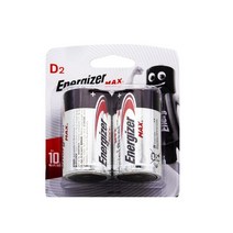 에너자이저 TCcBTM 알카라인 맥스 건전지 D 2개 계산기 문구 사이트 코인, 1개, 1개