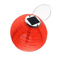 호즈키 중국 랜턴 led 램프 야외 장식 공 빛 태양 랜턴 파티 장식 나일론 실내등, 빨간색
