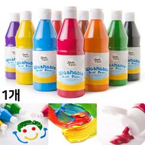 호안 미로 워셔블 페인트 500ml 대용량 물감 수용성 선명 색칠 그림 미술 창의력 유아 놀이, 하늘(43)