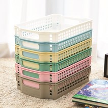 유아이원 멀티 수납바구니 1박스, 흰색