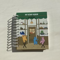 미니 접착식 인생네컷 포토북, 브라운