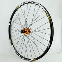 Pasak Mtb Wheelset 26 27.5inch 29er 자전거 뒷 바퀴 32 구멍 디스크 브레이크 QR 9 135mm 4 밀봉 된 방위 산 자전거 뒤 바퀴, 29 골든 허브 골든, Rear29 Gold Gold