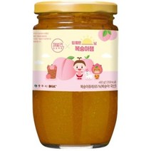 복음자리 입짧은햇님 복숭아챔 잼 460g 과일 청 퓨레 토스트 소스 홈카페 라떼 만들기, 1개