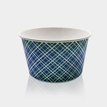 일회용기 750cc 종이용기(체크) 100개