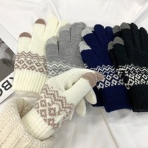 [당일출고/4color] 남여공용 스마트폰 터치 가능한 니트 장갑