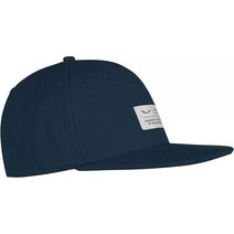 Salewa 살레와Puez Canvas Flat Cap, Premium Navy, One Size
