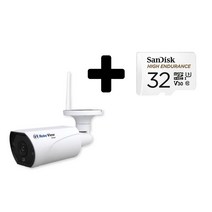 글로벌아이넷 로보뷰EX 홈 IP 카메라 CCTV 6mm 200만화소 WHEX32, 로보뷰EX + 32GB SD카드