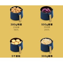 에어프라이기 에어프라이어 후라이기 Midea 에어 프라이어 4.2L 대용량 홈 오일 프리 저지방 Nonstick 오븐, 한개옵션0