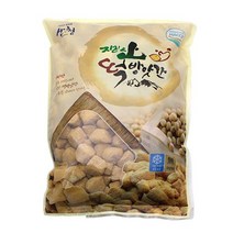 지리산 굳지않는 한입 빙수 인절미 2KG 고명 500원동전사이즈, 3팩