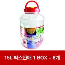 대원과실주병15L 박스판매 (플라스틱통/과일주/과일/pet/페트/술병/저장용기)