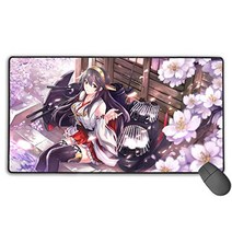 추구 칸코레 Kancolle 마우스 패드 E스포츠 게임 키보드 패드 두께를 늘리는 고무 미끄럼 방지 3D 인스타 감성 노트북 매트 Chic 하라주쿠 후우보 작업 특대 사이즈 4075cm