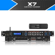 7 오디오 프로세서 모바일 앱 디버깅 레벨 3 휘슬 방지 디지털 가라오케 믹서 마이크 4 입력