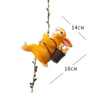 정원조형물 창의적인 다람쥐 입상 펜던트 마당 마이크로 조경 장식 야외 동상, 5.Rabbit 2