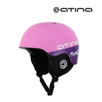 ATINA 아티나 스키 보드헬멧 인몰드 ATH-P801 아동 주니어 성인 탈부착가능 사계절용 안전모 운동모, 핑크퍼플