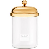 보덤 샹보르 클래식 밀폐 원두 유리 보관 500ml 골드
