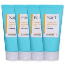 포인트 딥 클린 휩 클렌징폼 x4개, 포인트 딥 클린 휩 클렌징폼 x4