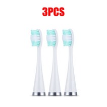 셀프 전동 치석제거기 전기 초음파 치아 클리너 치아 청소 미백 러 제 구강 세척기, 협력사, 흰색 브러시 헤드