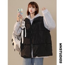 커플면조끼남겨울루즈조끼점퍼도톰다운면조끼2MJ1026-P35