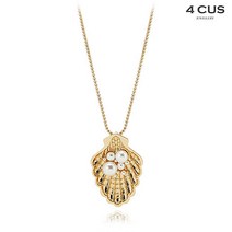 4CUS 4CUS 펄쉘펜던트골드체인목걸이_F92AN21276