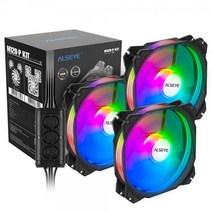 [ALSEYE] MAX M120-P KIT 블랙 (3PACK/Controller) [시스템쿨러/120mm]