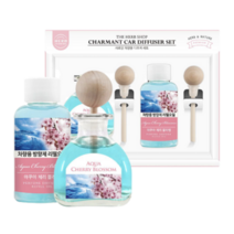 샤르망 차량용 디퓨저 50ml+50ml 세트 당일발송, 50ml+50ml 자몽
