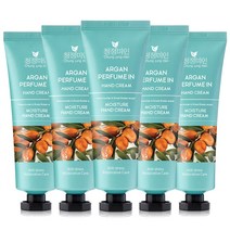 청정미인 퍼퓸 인 핸드크림 아르간 80ml, 5개