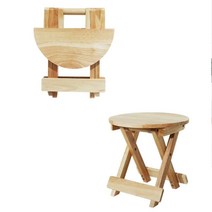 접이식 원목 테이블 소형 탁자 침대옆 테이블 접이식 사이드 원형 사이드 테이블, 사각