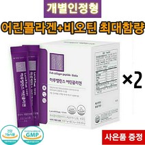 어린콜라겐 식약처 기능성 인증 개별인정형 512달톤 저분자 피쉬콜라겐펩타이드 3270mg 비오틴 락토테미 하루밸런스 3세대 콜라겐(사은품증정), 90g, 2개