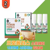 구강 구취 입냄새 제거 목 스프레이 2박스 6병 뉴질랜드 프로폴리스액 자일리톨 멘톨 페퍼민트 향 프라그 프라거 악취 제거제 구중 세정 청결제 청량제 프로 플로 폴리 폴리스 풀리스 NSF인증 온가족 치아관리