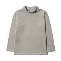 [국내매장판] 스노우피크 snowpeak 어패럴 아웃도어 모크넥 키즈 긴팔티 옐로우그레이 어린이 터틀넥 티셔츠 캠핑 감성 패션 S22FKTTL70YG