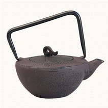 Zhijing 주철 차 냄비 세트 일본 주전자 tetsubin 음료 kungfu 도구 스테인레스 스틸(Black), 1000ml, 검은색