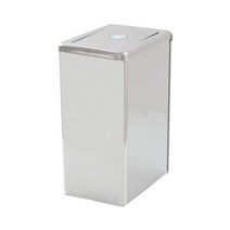 사각휴지통23L 스테인리스200x280x420