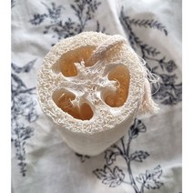 병 씻을 때 좋은 수세미열매로 만든 통통 루파 수세미/천연 수세미 1P