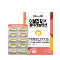 1개월 프롬바이오 여성건강엔 감마리놀렌산 60캡슐x1박스 / 여성영양제 / 보라지오일 / 비타민E, 여성건강엔 감마리놀렌산 1개월